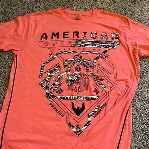 Affliction, salmon, color, T-shirt, super soft material